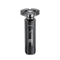 HYUNDAI 全金属三头数显剃须刀 黑色 YS809