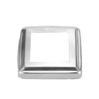 304不锈钢拉丝方形装饰盖 内孔40*40 0.5厚