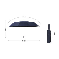 天堂伞 31188E 致远 黑胶 深藏青