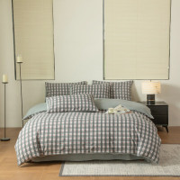 無印良品 被套 A类水洗原麻四件套--条纹旋律 MJ-TJ25-77