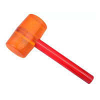 橡胶锤透明皮锤铺地板工具 锤头直径6.5厘米