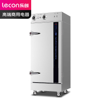 乐创(lecon) 商用蒸饭柜 12盘普通机械款大型蒸饭车 LC-J-ZC12
