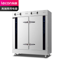 乐创(lecon) 商用蒸饭柜 24盘普通机械款大型蒸饭车 LC-J-ZC24