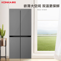 康佳(KONKA) 313升超大容量风冷无霜十字对开门冰箱 BCD-313W4(单位:台)