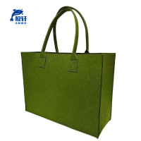 鲸轩 B109 40*30*15cm 毛毡 文件袋(计价单位:个)抹茶绿