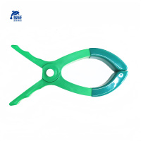 鲸轩 JX-TJ002-5 大号 塑料夹 1.00 盒/个 (计价单位:个) 绿色