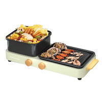 荣事达(Royalstar)SK2023A 多功能烤涮一体电火锅 1400w大功率(单位:台)