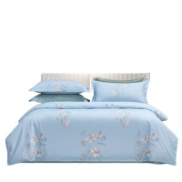 梦洁家纺 40S纯棉印花四件套云梦花影 被套:200*230CM床单:230*240CM枕套:74*48CM(单位:套)