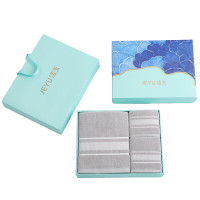 洁玉(JEYU)J5928F-3 沐然毛巾浴巾礼盒 尺寸:33cm*72cm*2 70cm*140cm*1(单位:盒)灰