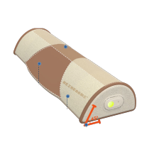 和正 HZ-Z-2 颈椎按摩枕 产品尺寸:390*130*70mm(单位:台)