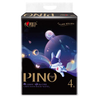 恒安心相印PDT5080品诺80抽4连包4层无香抽纸/提