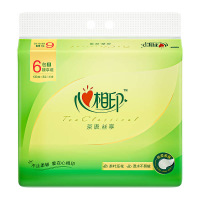 恒安DT15130 心相印茶语丝享系列130抽三层塑装纸面巾6包/提