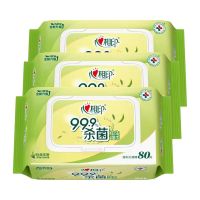 恒安XCG080 心相印卫生杀菌80片装湿巾(经典茶香)12包/箱