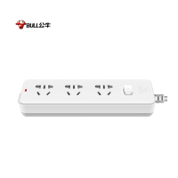 公牛(bull)GN-212 新国标插座/插线板/插排 3位总控开关 1.8米