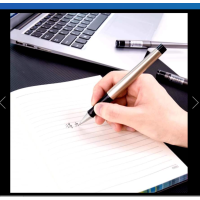 得力 文具笔学生用黑色水笔签字笔商务 办公笔 S95黑色[12支装]0.5mm子弹头