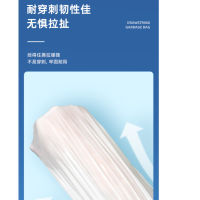 得力 得心LQ505-抽绳垃圾袋(白色)(20只/卷,1卷/包)