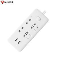 公牛(bull)/UUA124 智能USB插座 多用插排转换器接线板USB插线板排插 电源拖线板 1.5米
