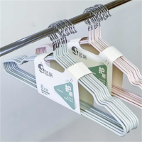哲俏ZQ-7669加粗浸塑衣架(8个)40CM
