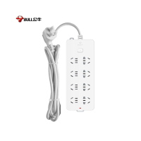 公牛(bull)/GN-217 新国标/插线板/插排/超功率过载保护 8位总控开关 5米