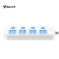 公牛(bull)/GN-414 新国标插座/插线板/插排 4位无开关插座 无线(需自行配电源线和插头)