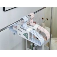 哲俏ZQ-7865时尚8只装浸塑45CM护肩衣架