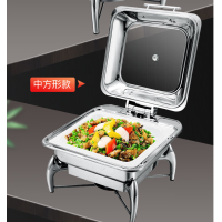 星派 Xp1354B不锈钢自助餐炉翻盖液压玻璃