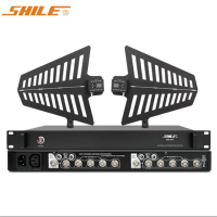 狮乐(SHILE) 信号放大器专业无线话筒天线接收增强接收远距离SH-101