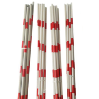 水龙珠通信过路警示管 通信拉线地锚绝缘保护套 硬质φ32×2000 (红白相间)用于线路配套维护 圆形双开