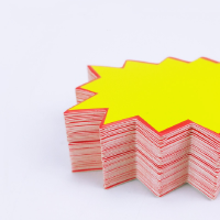 水龙珠(SHUILONGZHU) 100张爆炸贴 大号POP广告纸价格牌超市 商品标价签