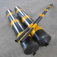 水龙珠(SHUILONGZHU) 黑黄拉线管 跨路警示管 25mm*2m国标 20根起订