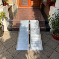 水龙珠(SHUILONGZHU) 无障碍坡道 便携式移动轮椅坡道 MR607-5 (长150*宽72cm)