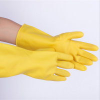 水龙珠(SHUILONGZHU) 加厚橡胶牛筋乳胶手套劳保工作耐磨防水防滑胶皮塑胶洗碗耐用家务 10双/件