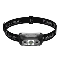 水龙珠(SHUILONGZHU)B3-3W USB充电100LM智能感应头灯 便携式夜跑户外头灯 10个起订