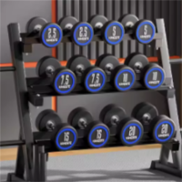 康斯特 PEV钢制固定哑铃 180KG