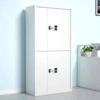 富利莱 保密柜密码锁柜档案资料办公柜保密文件铁皮柜带锁保险柜 通双节带抽