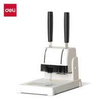 得力3888财务凭证装订机(浅灰)/台