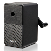 得力 71160手摇经典削笔机(银黑)/个