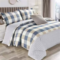 澜薰(LANXUN) 床单三件套 1.2米 SHY-自由方块