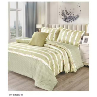 澜薰 SHY-萌免逛花-绿1.2m床单