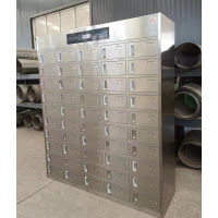 华新制 不锈钢分餐消毒柜员工食堂餐厅多格餐盘碗柜紫外线臭氧消毒 磁吸款40门