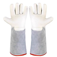 宁盾(NINGDUN) 耐超低温防液氮手套 加厚劳保牛皮防冻手套