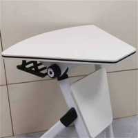 富利莱 扇形折叠组合培训桌300*500*800mm白色