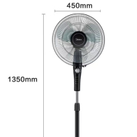 美的MELNG智能静音落地扇新款直流变频大风量节能省电白家电