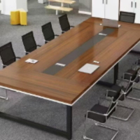 富利莱 3.5米会议桌一桌20椅(网椅)