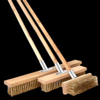 哲俏 一米棕毛地刷带杆