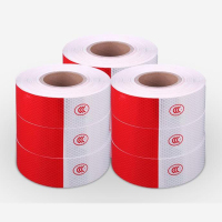 芯讯徵 反光贴纸条、夜光贴、警示贴、红白标识高亮反光贴、警示标贴 ZX-BT01