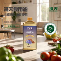 海天 亚麻籽油 1L 铁桶 罐
