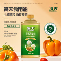 海天 有机山茶油 1L 铁桶 瓶