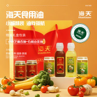 海天 小磨芝麻香油300ml*3+有机山茶油300ml*3 六件套 套