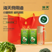 海天 有机山茶油铁罐500ml*2 +重力感应油壶*1 套